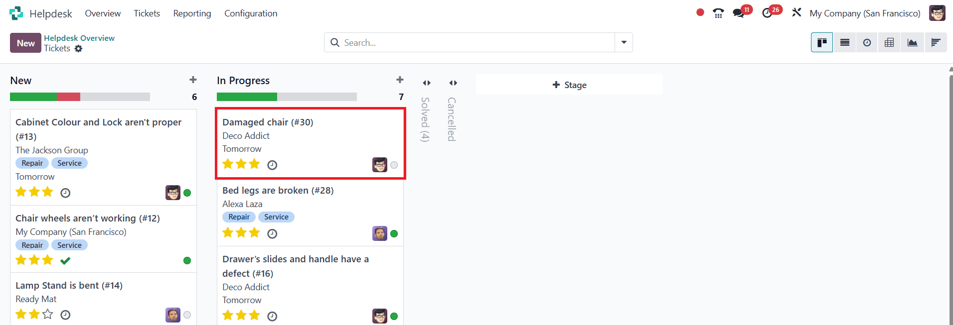 How to configure the SLA Policy in Odoo 18 Helpdesk-cybrosys