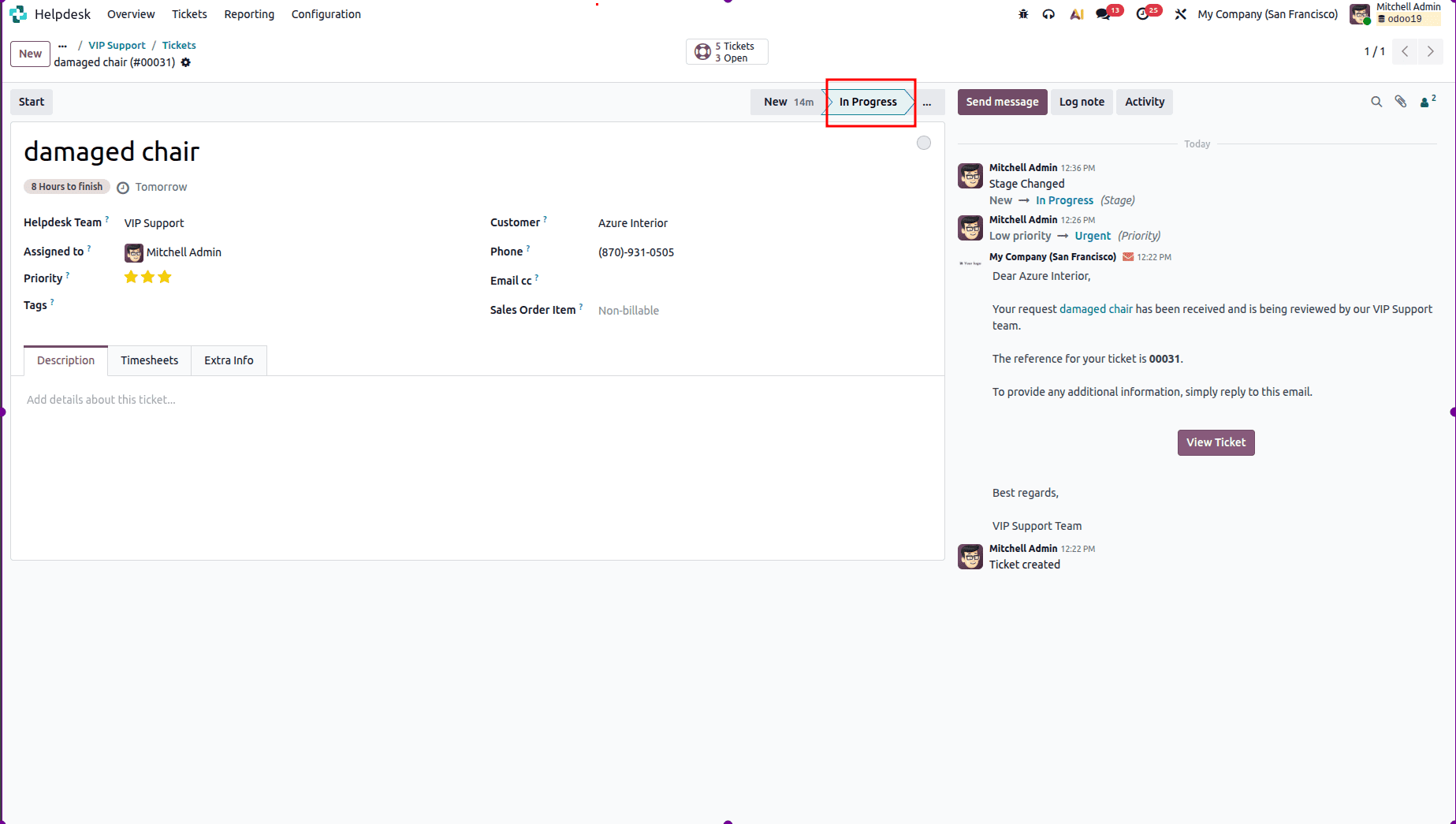 How to configure the SLA Policy in Odoo 19 Helpdesk-cybrosys