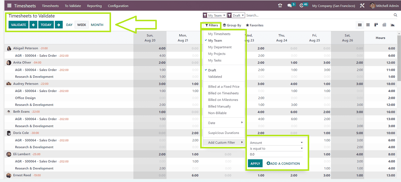 How to Configure Timesheet Controls in the Odoo 16 Timesheet App-cybrosys