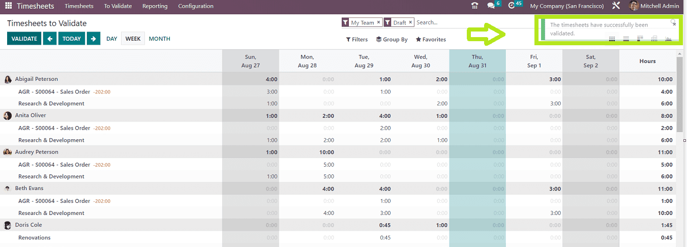 How to Configure Timesheet Controls in the Odoo 16 Timesheet App-cybrosys