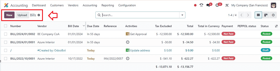 How to Configure Vendor Bills & Payments Management in Odoo 17 Accounting-cybrosys