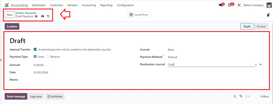 How to Configure Vendor Bills & Payments Management in Odoo 17 Accounting-cybrosys