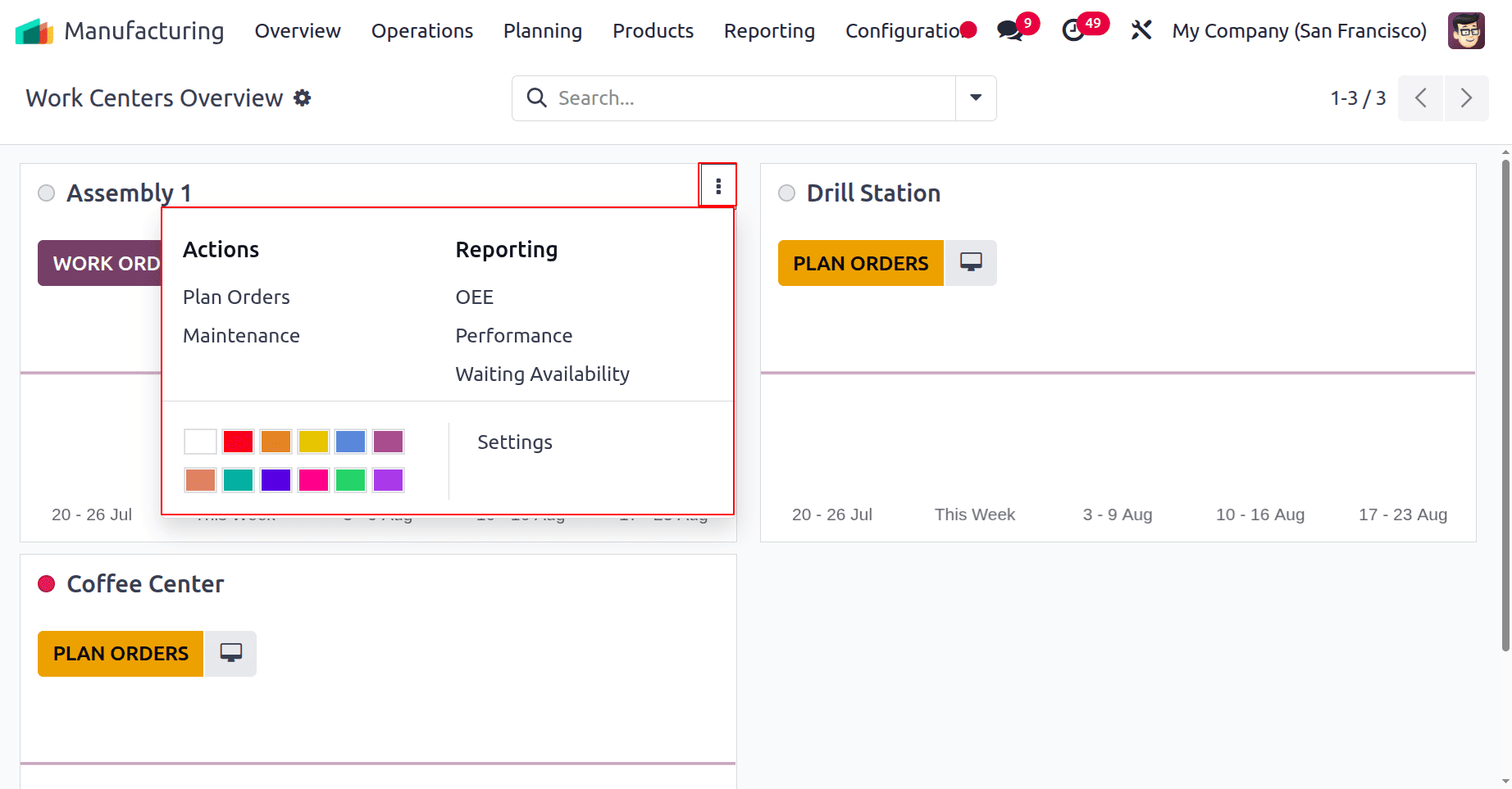 How to configure work centers in Odoo 18-cybrosys