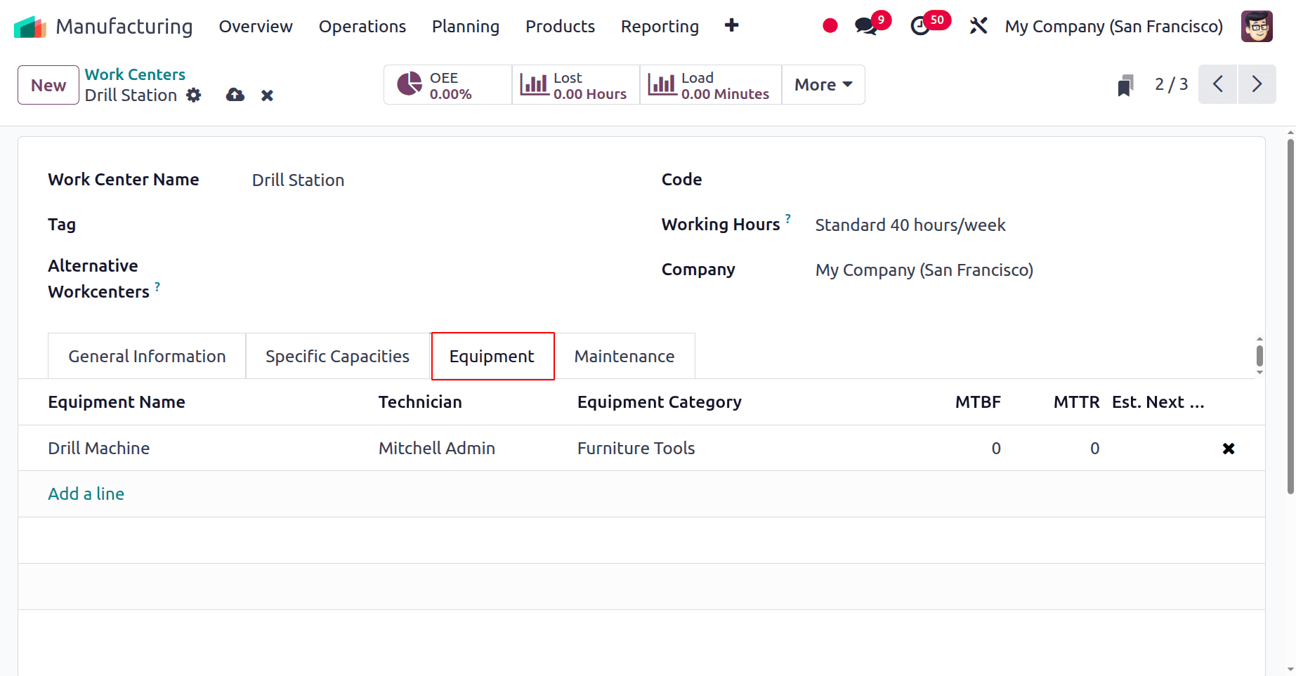 How to configure work centers in Odoo 18-cybrosys