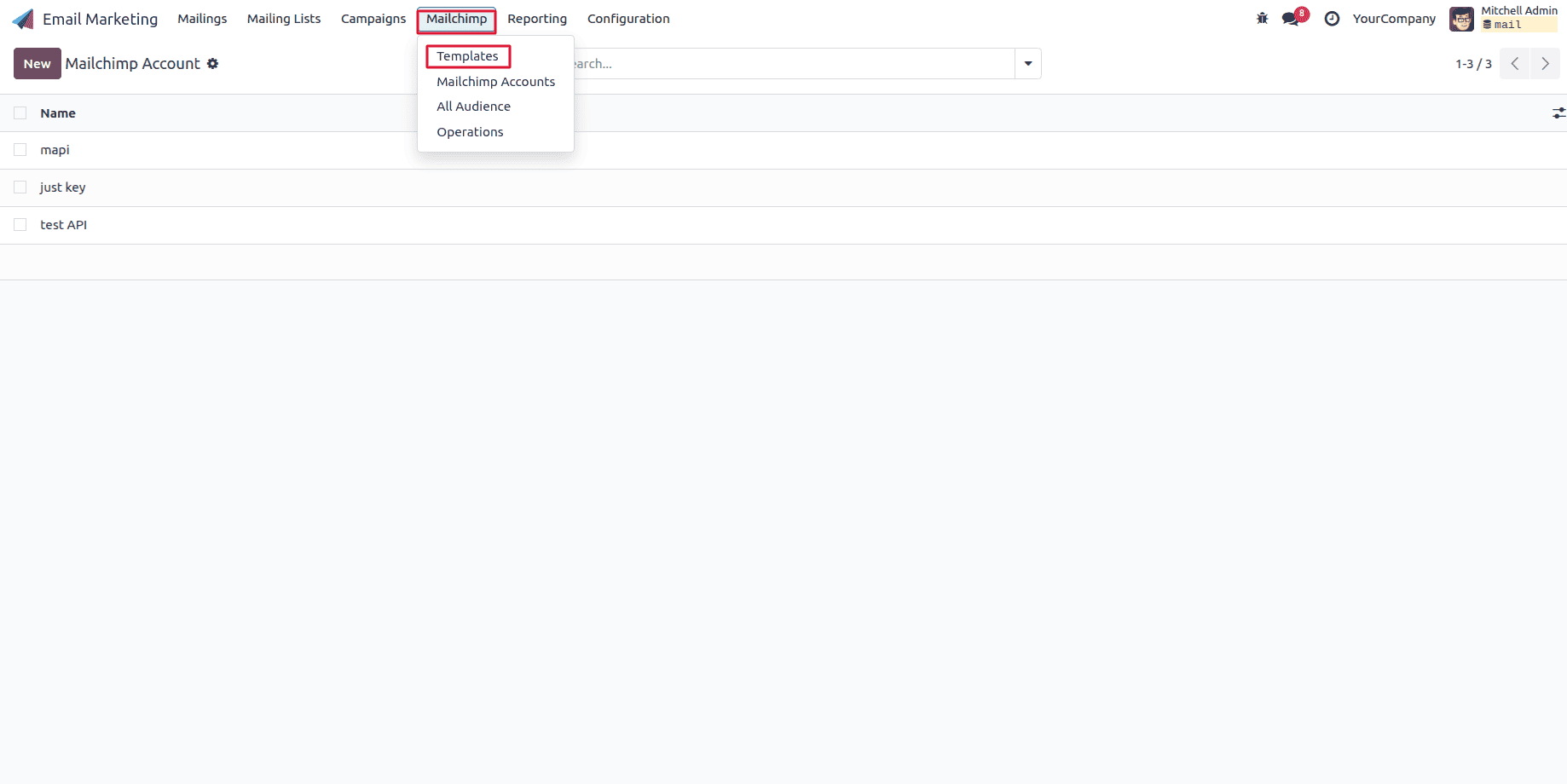 How to Connect Mailchimp with Odoo 18 Using the Mailchimp Marketing Connector V18-cybrosys