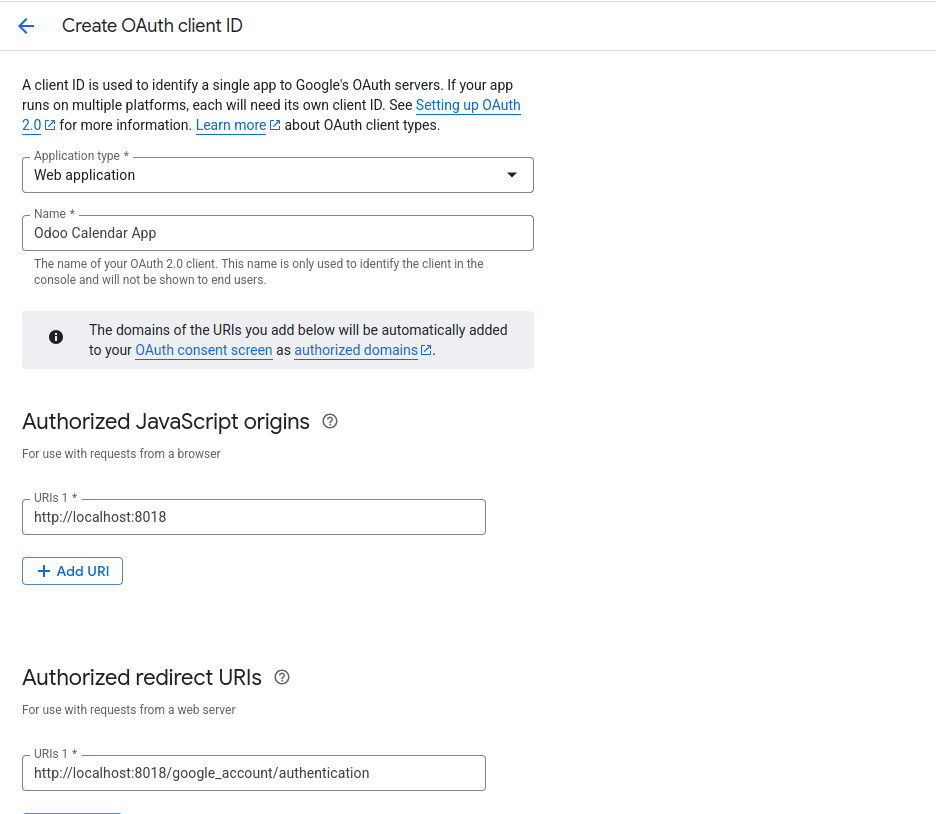 How to Connect with Google Calendar in Odoo 18 & Get Client Credentials from the Cloud-cybrosys