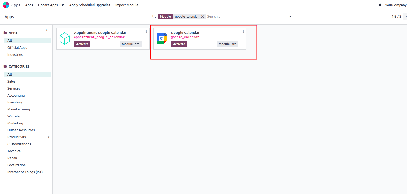 How to Connect with Google Calendar in Odoo 18 & Get Client Credentials from the Cloud-cybrosys