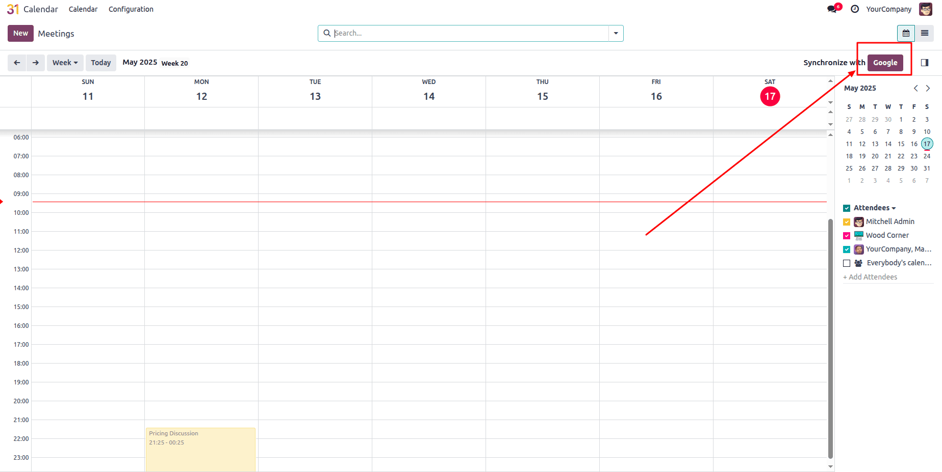 How to Connect with Google Calendar in Odoo 18 & Get Client Credentials from the Cloud-cybrosys
