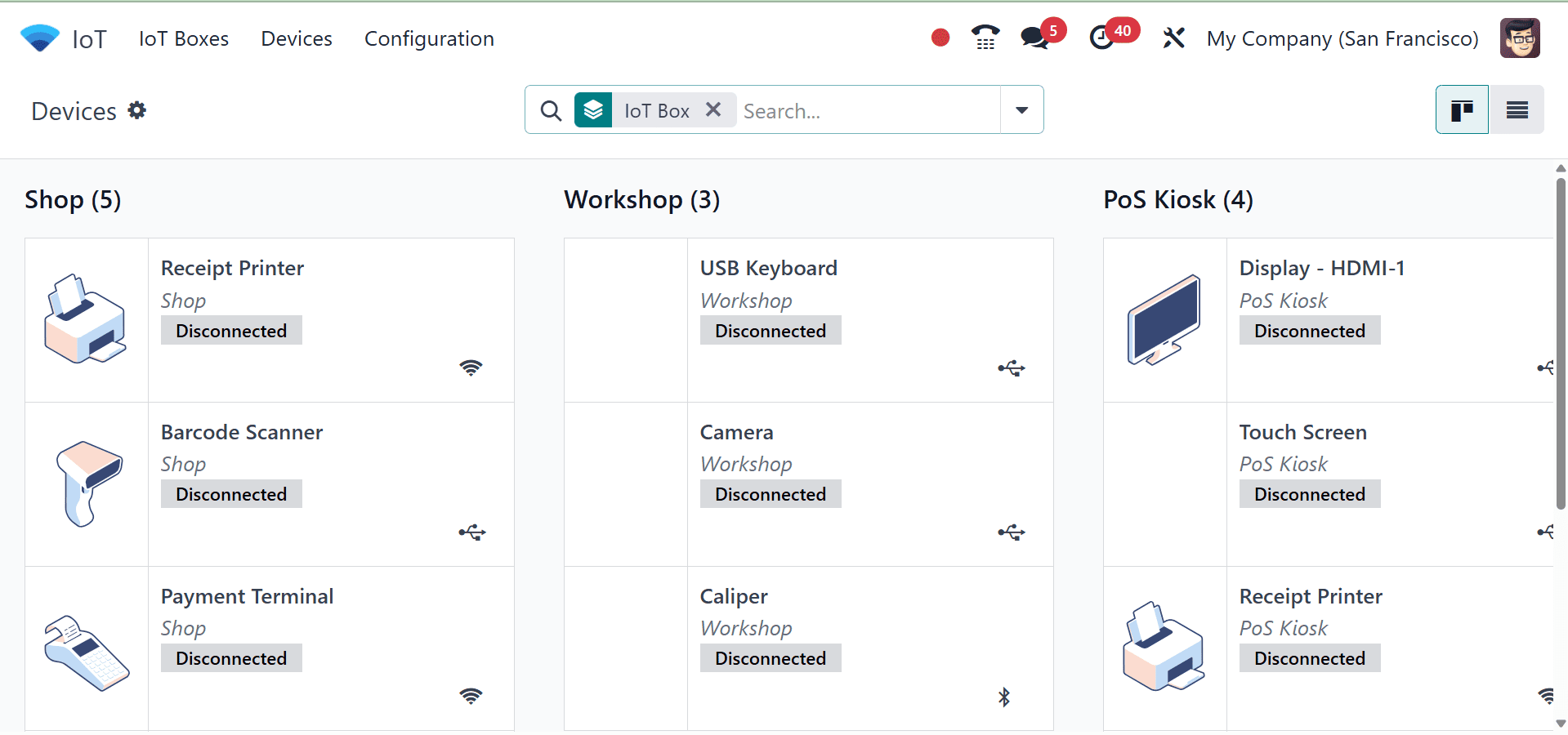 How to Connecting external devices with IoT Box in Odoo 18 IoT-cybrosys