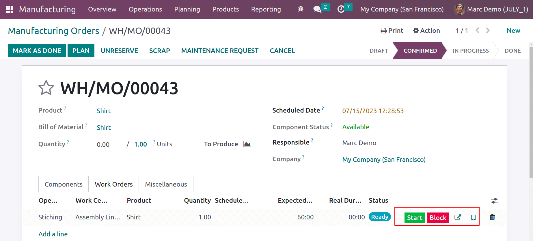 How to Control Material Consumption in Odoo 16 Manufacturing App-cybrosys