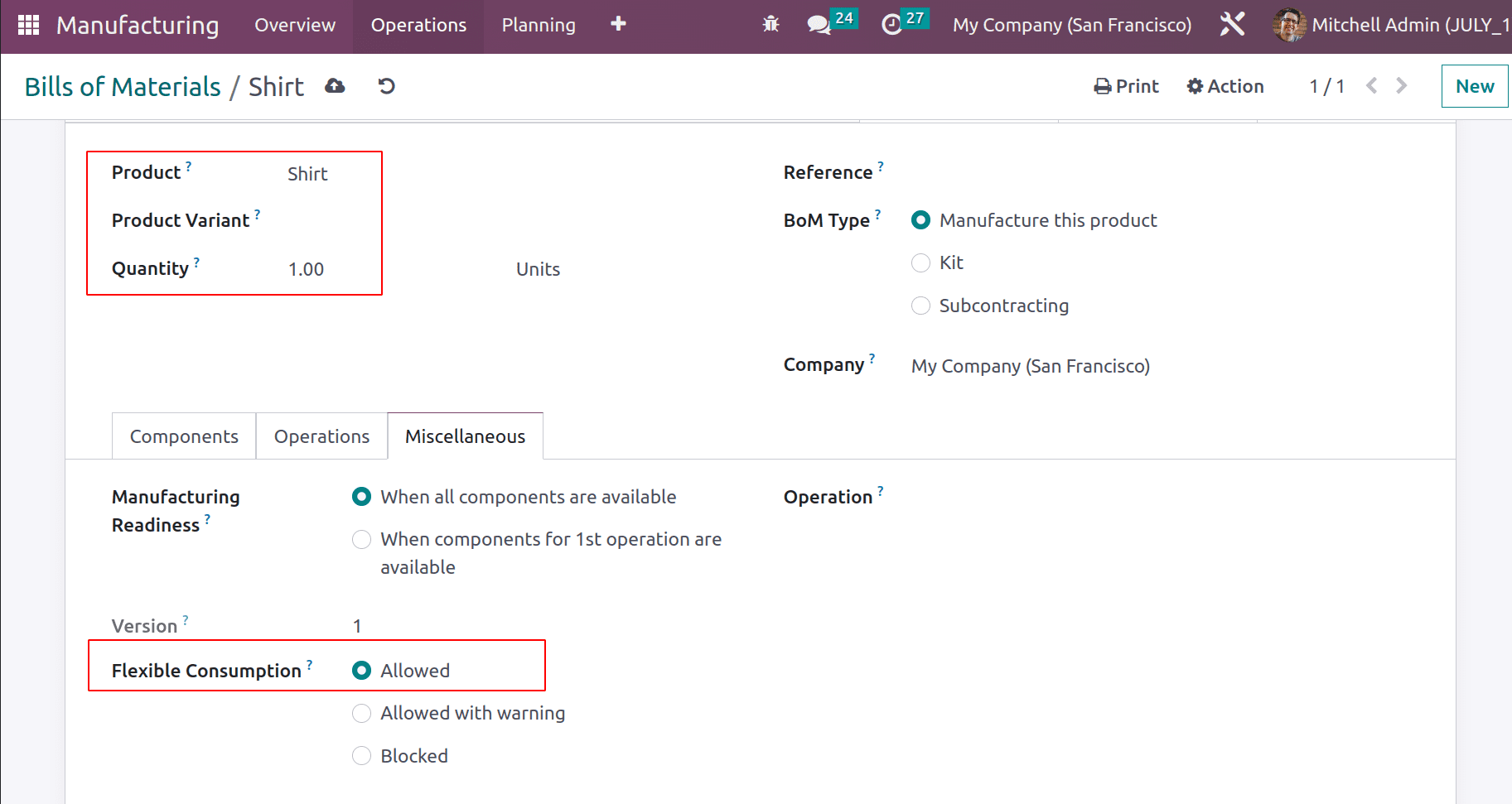 How to Control Material Consumption in Odoo 16 Manufacturing App-cybrosys