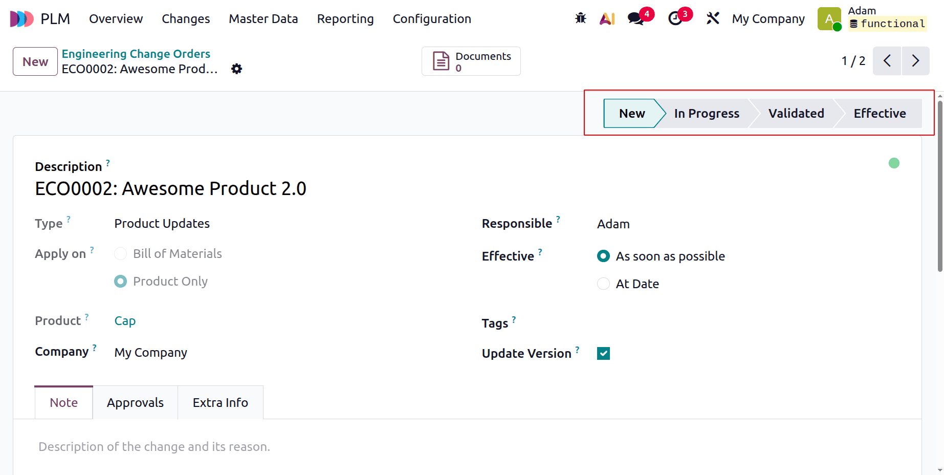 How to Control Product and BoM Revisions with ECOs in Odoo 19-cybrosys