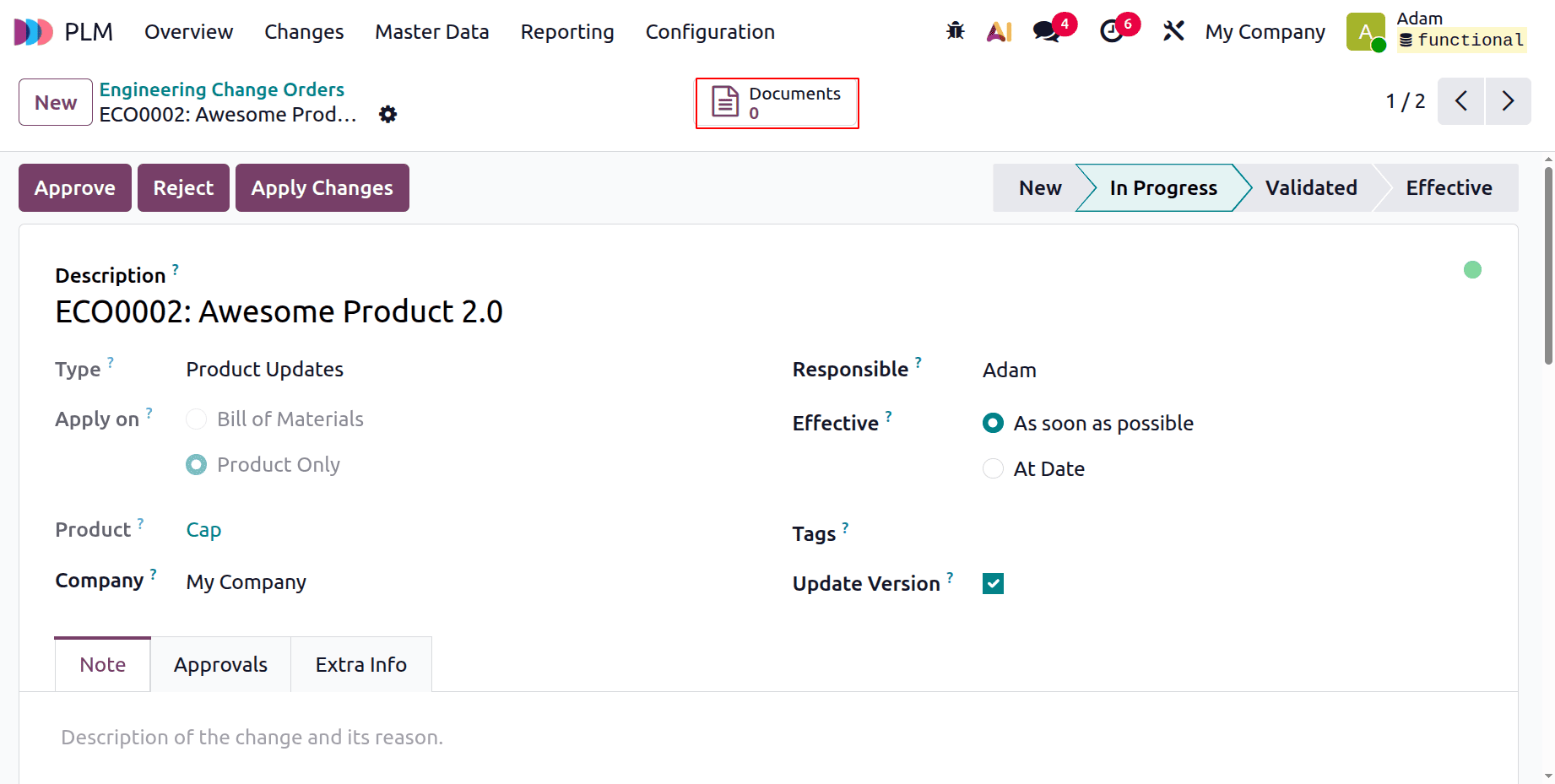 How to Control Product and BoM Revisions with ECOs in Odoo 19-cybrosys