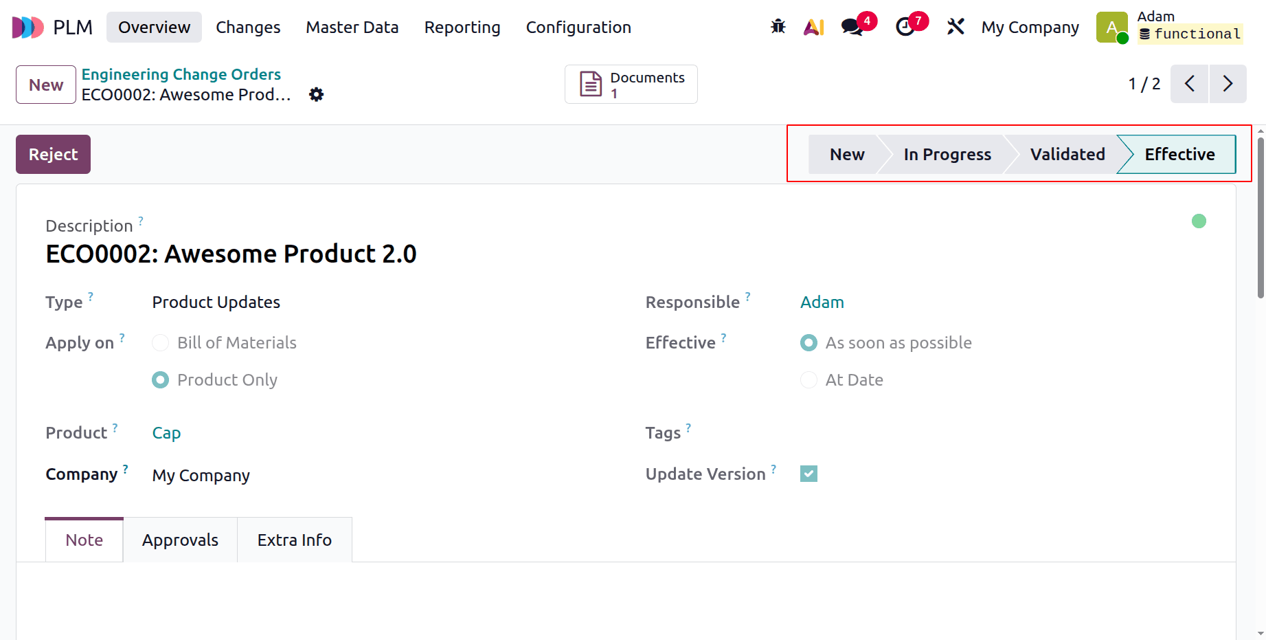 How to Control Product and BoM Revisions with ECOs in Odoo 19-cybrosys