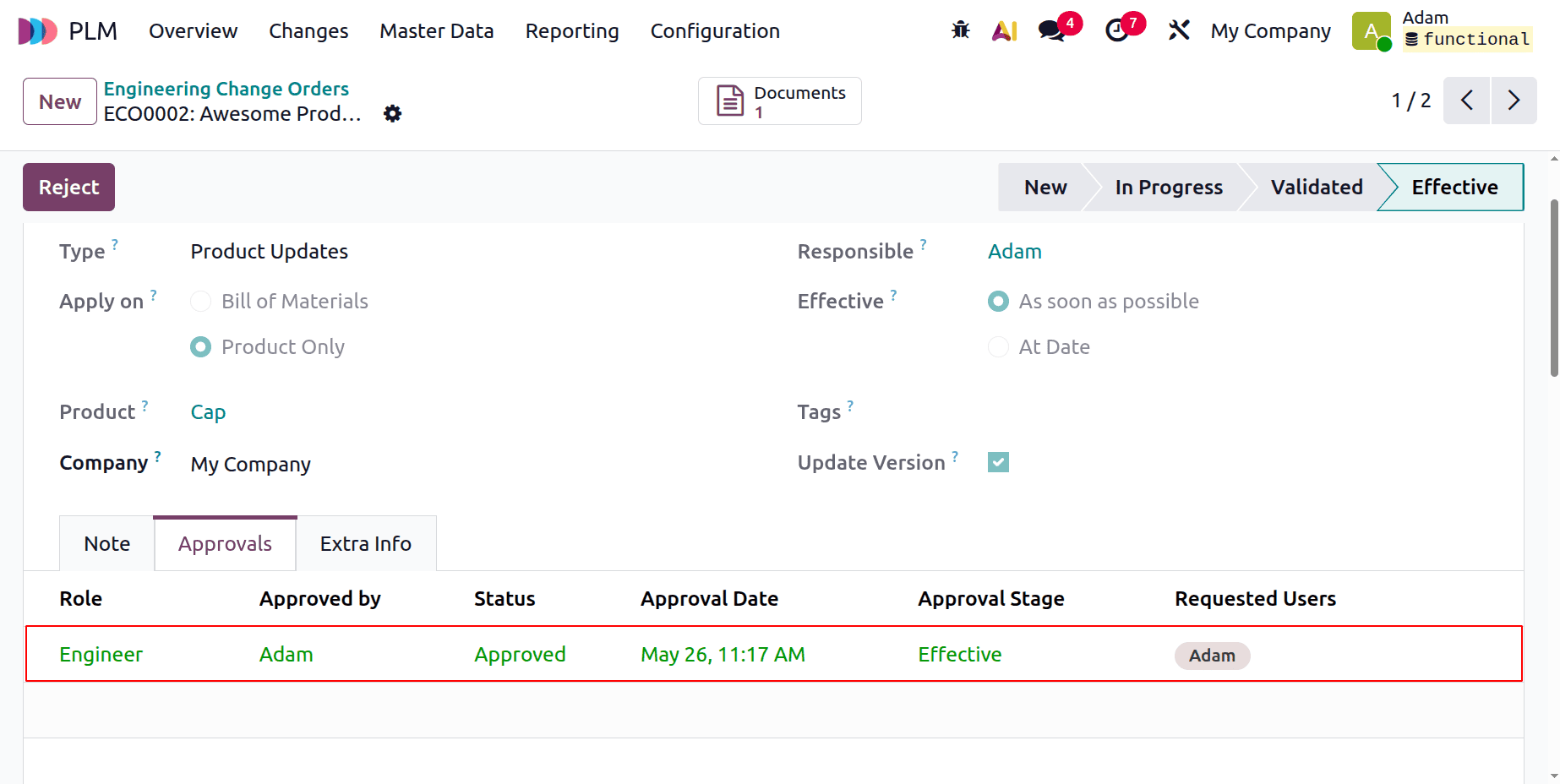 How to Control Product and BoM Revisions with ECOs in Odoo 19-cybrosys
