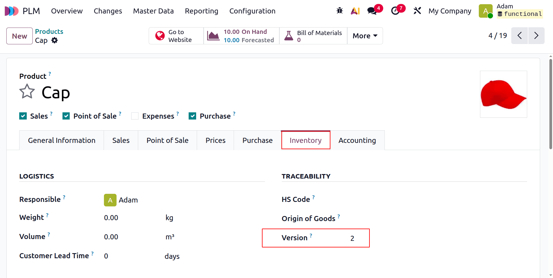 How to Control Product and BoM Revisions with ECOs in Odoo 19-cybrosys