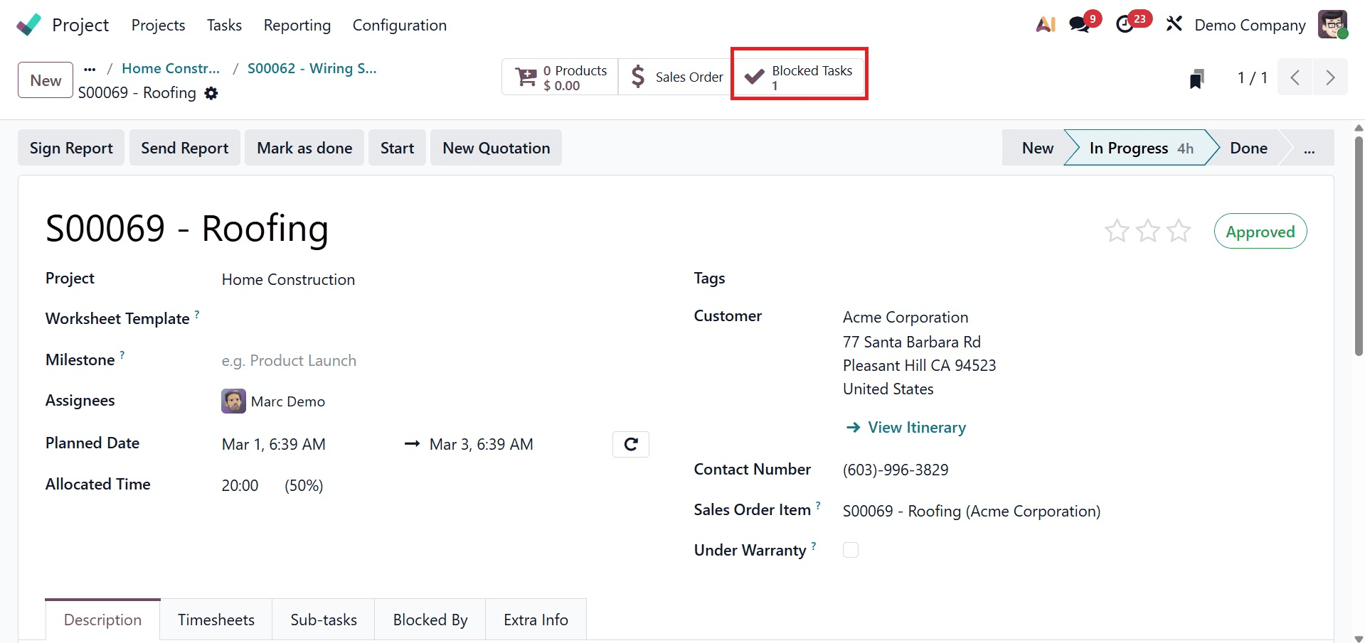 How to Control Task Sequence with Dependencies in Odoo 19 Project-cybrosys