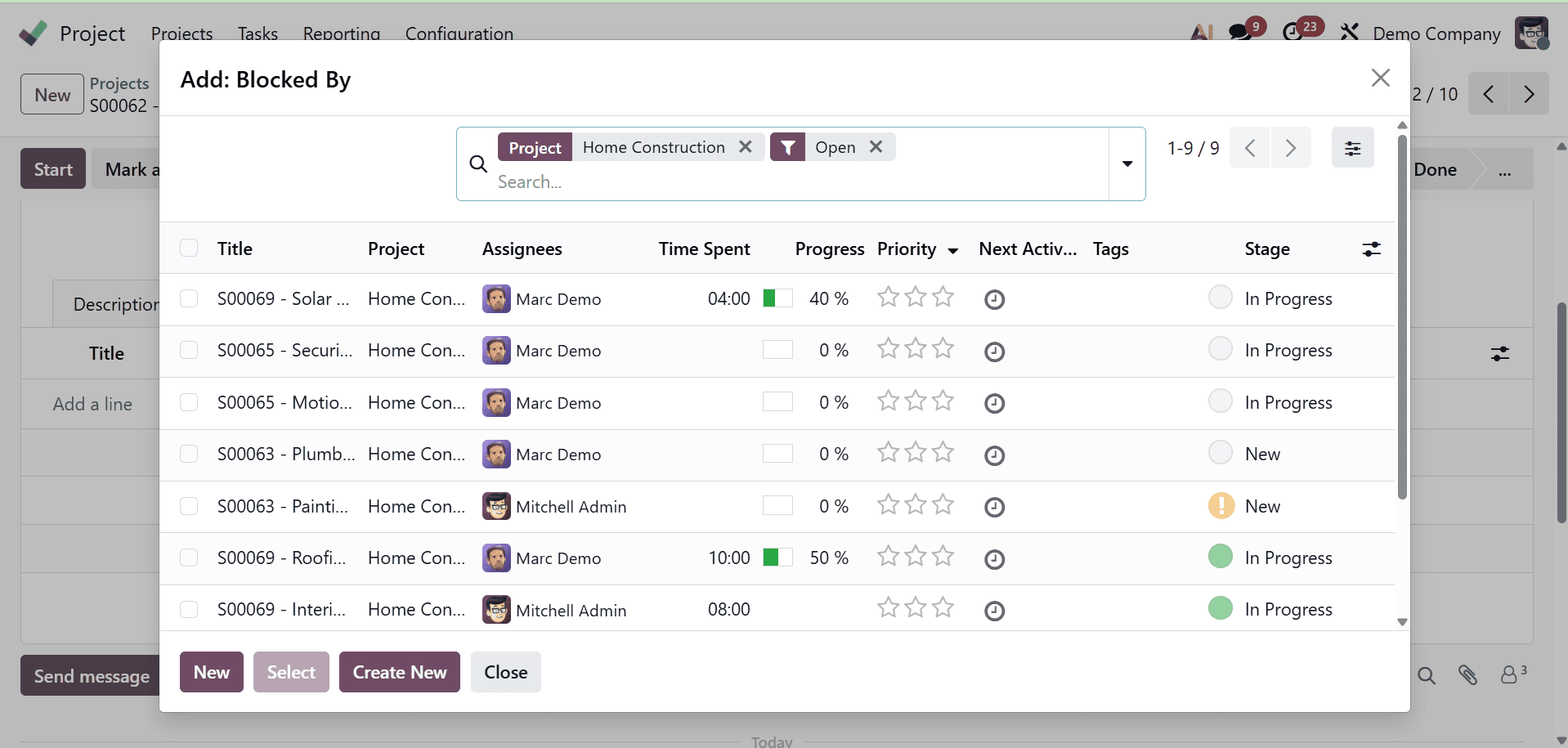 How to Control Task Sequence with Dependencies in Odoo 19 Project-cybrosys