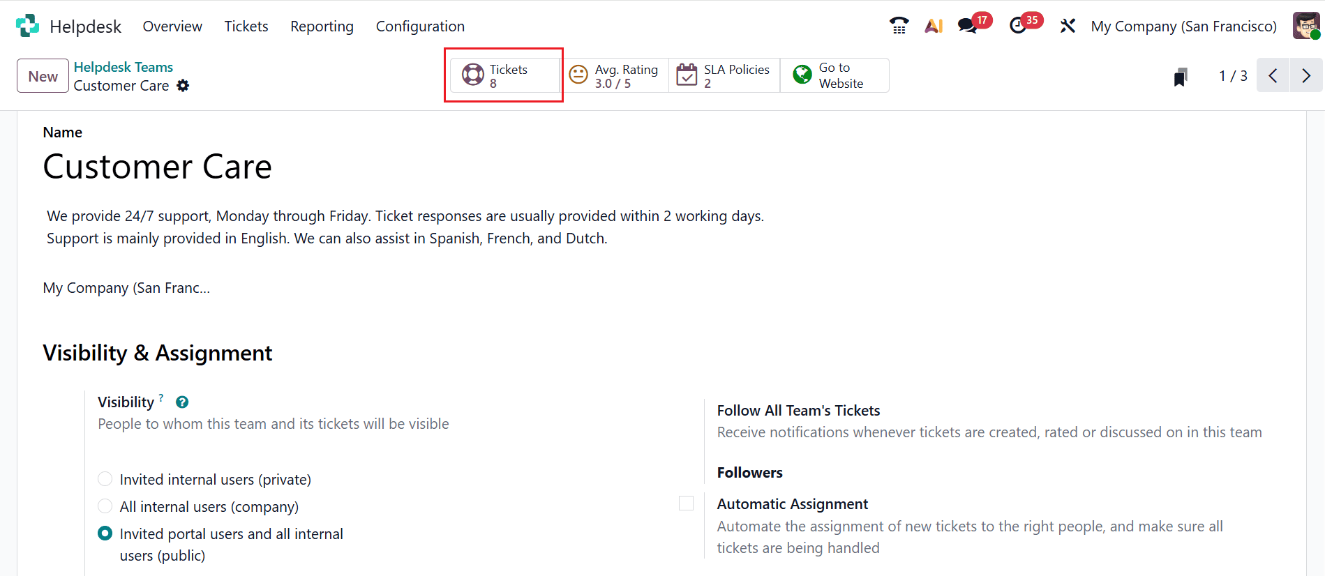 How to Convert Leads into Helpdesk Tickets in Odoo 19-cybrosys