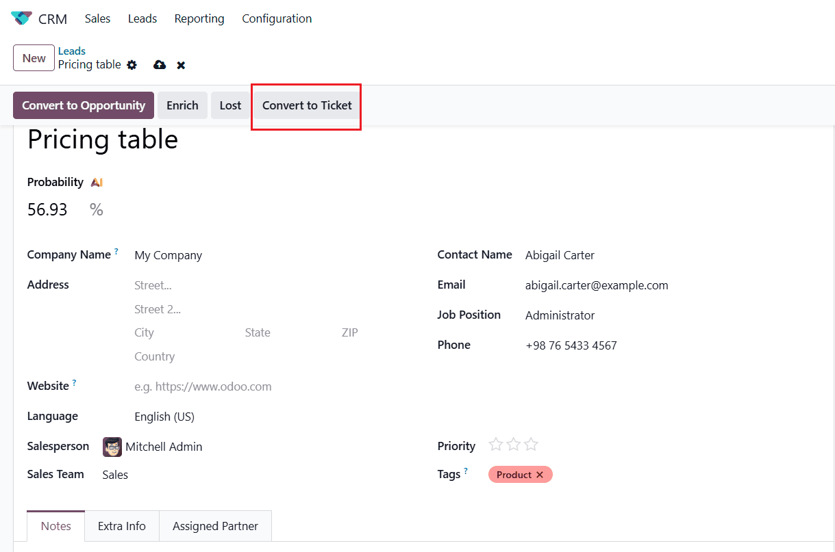 How to Convert Leads into Helpdesk Tickets in Odoo 19-cybrosys