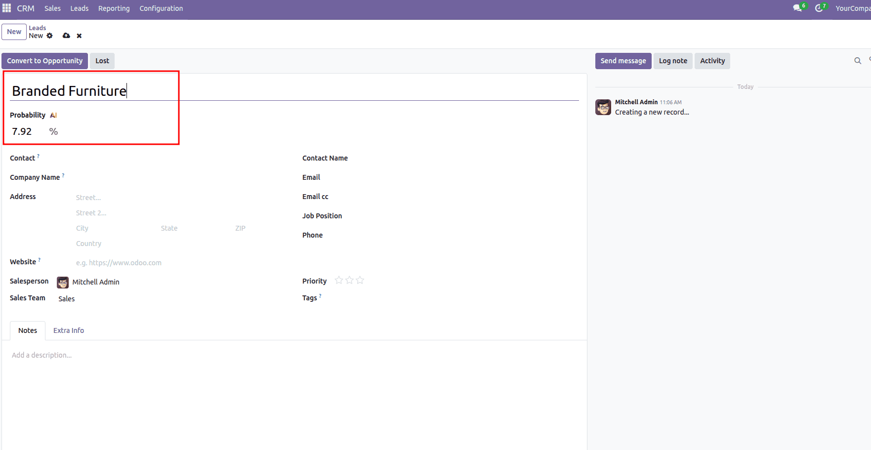 How to Convert Leads into Tickets using Odoo 19 CRM-cybrosys