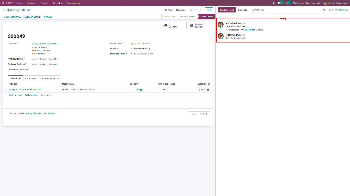 How to Copy a Chatter History From Sales to Delivery in Odoo 16-cybrosys