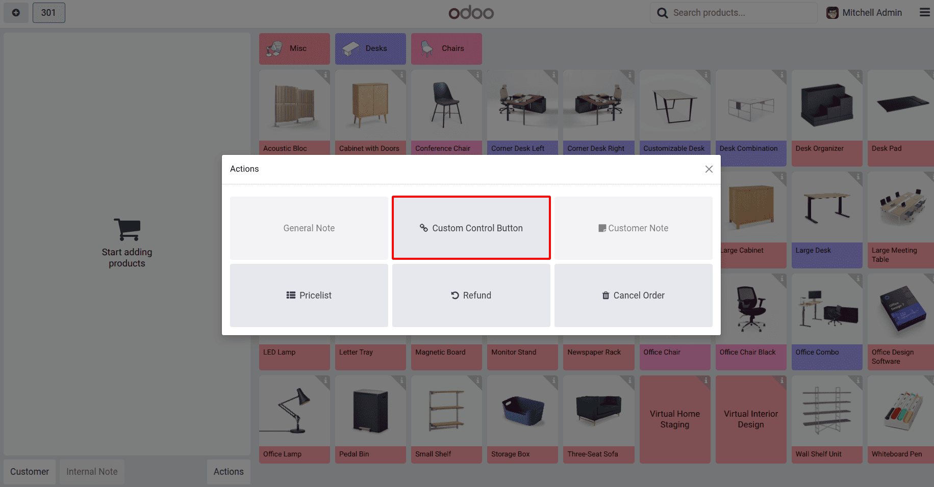 How to Create a Custom Screen in POS in Odoo 18-cybrosys