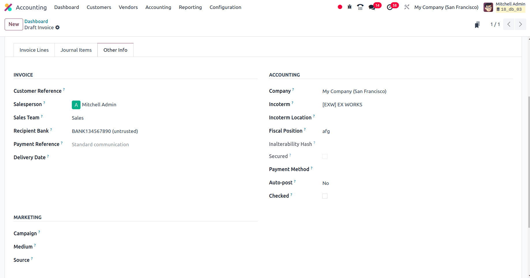 How to Create a Customer Invoice in Odoo 18 Accounting-cybrosys