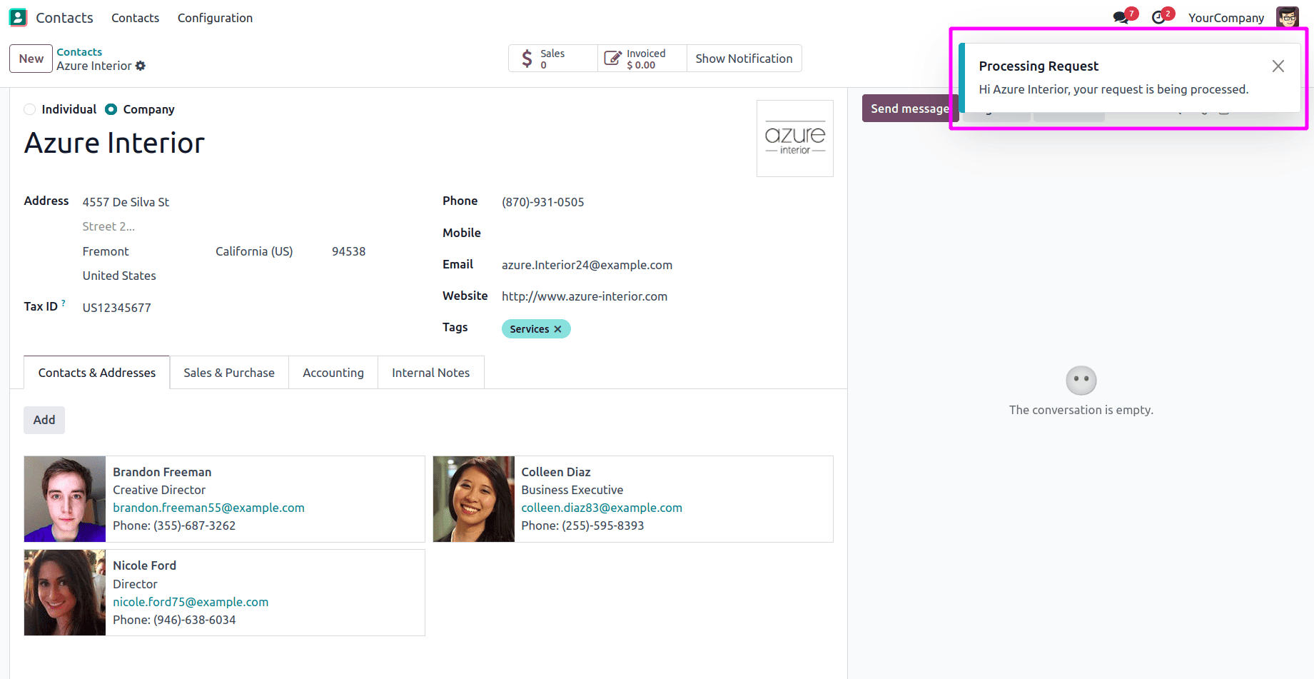 How to Create a Display Notification in Odoo 18-cybrosys