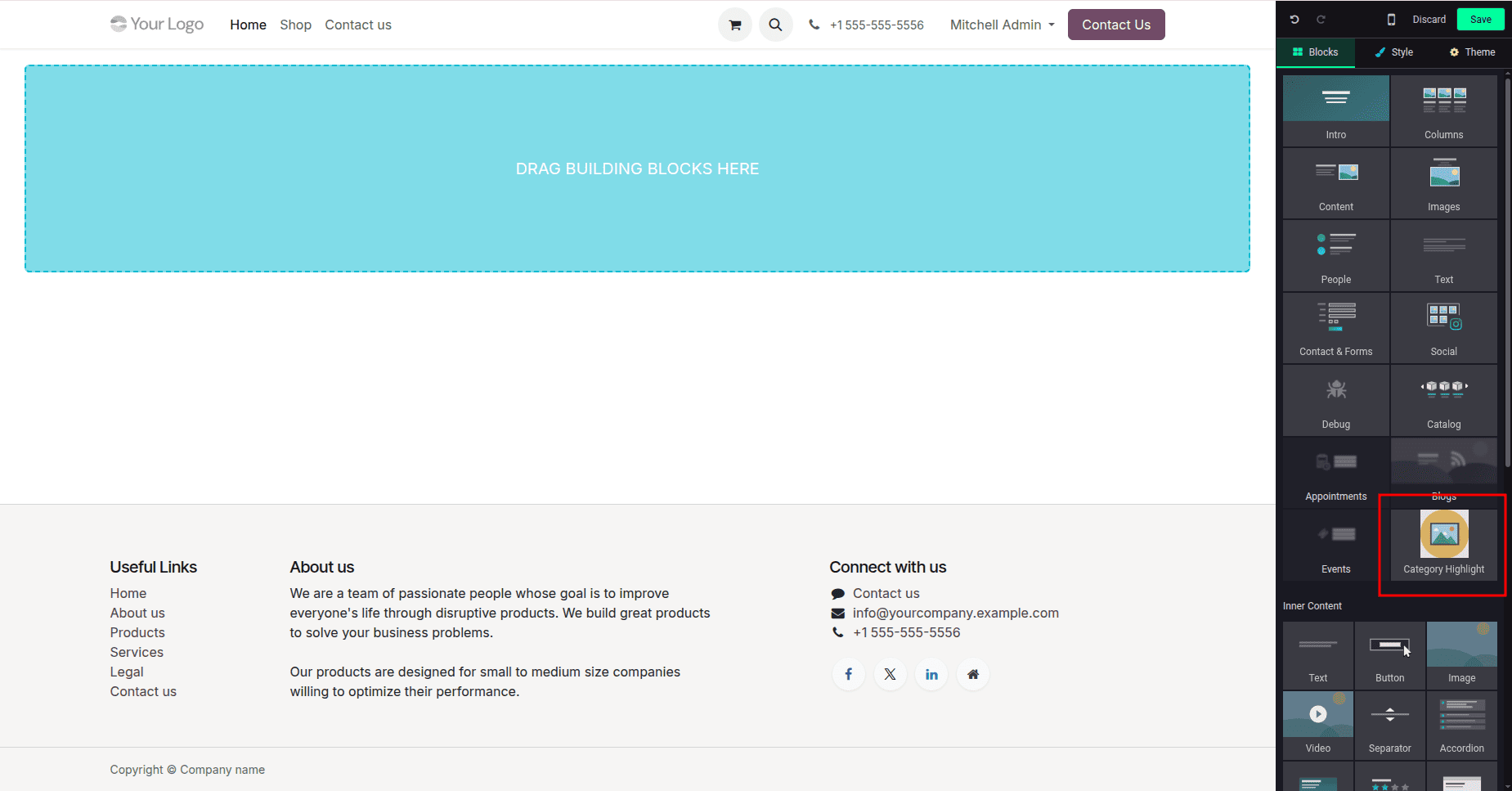 How to Create a Dynamic Snippet in Odoo 19-cybrosys