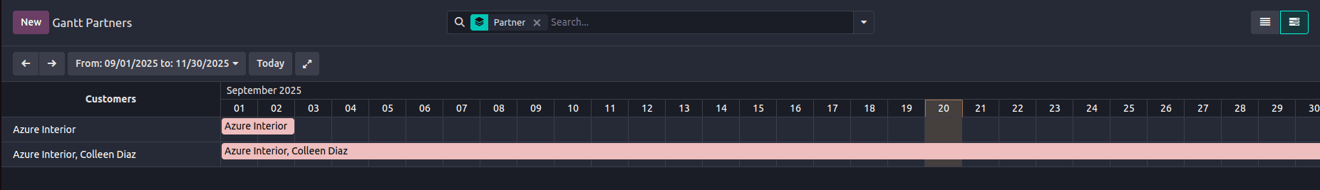 How to Create a Gantt View in Odoo 19-cybrosys