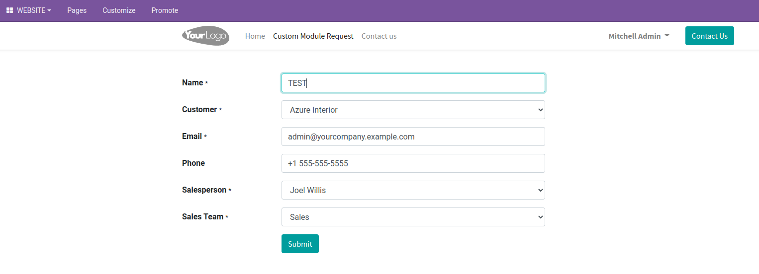 How to Create a Generic Controller in Odoo 16 Website-cybrosys