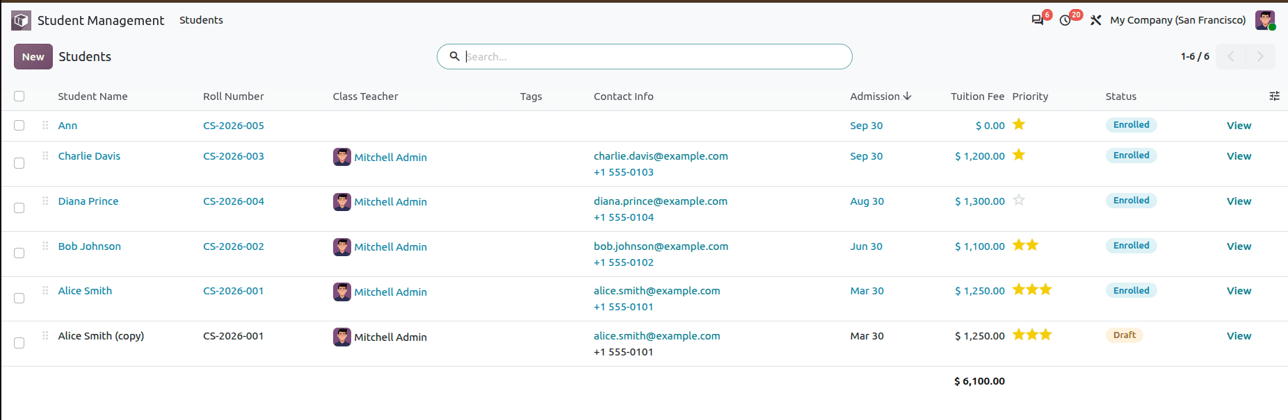 How to Create a List View in Odoo 20-cybrosys