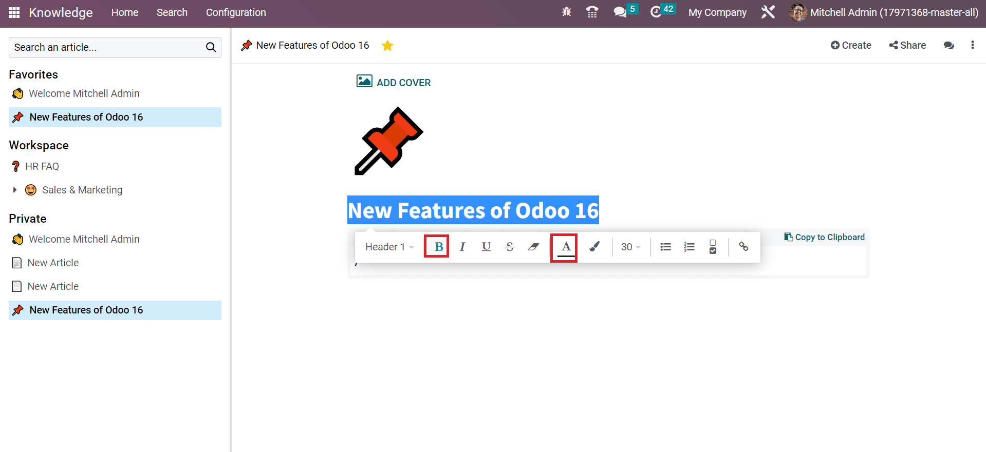 how-to-create-a-new-article-in-odoo-16-knowledge-app-cybrosys