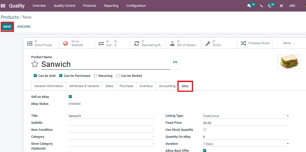 how-to-create-a-new-product-in-quality-module-using-odoo-15