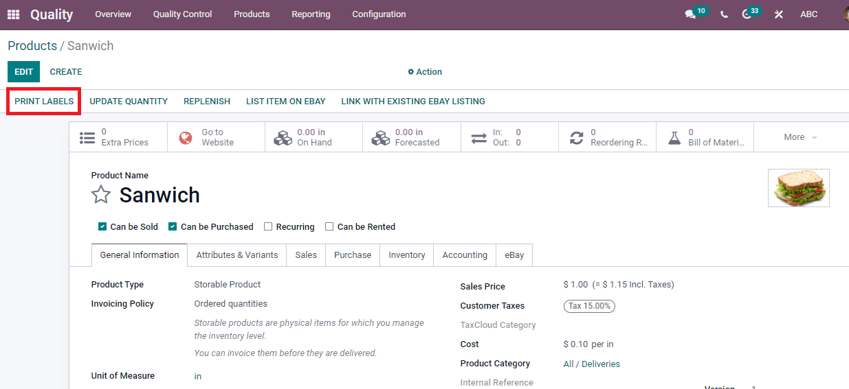 how-to-create-a-new-product-in-quality-module-using-odoo-15