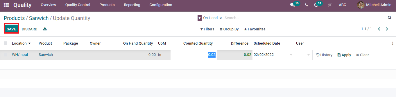 how-to-create-a-new-product-in-quality-module-using-odoo-15