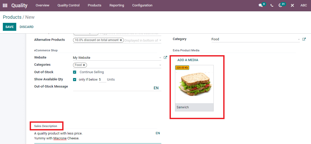 how-to-create-a-new-product-in-quality-module-using-odoo-15