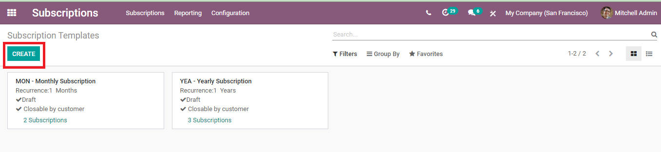 how-to-create-a-new-subscription-and-subscription-template-using-odoo-14