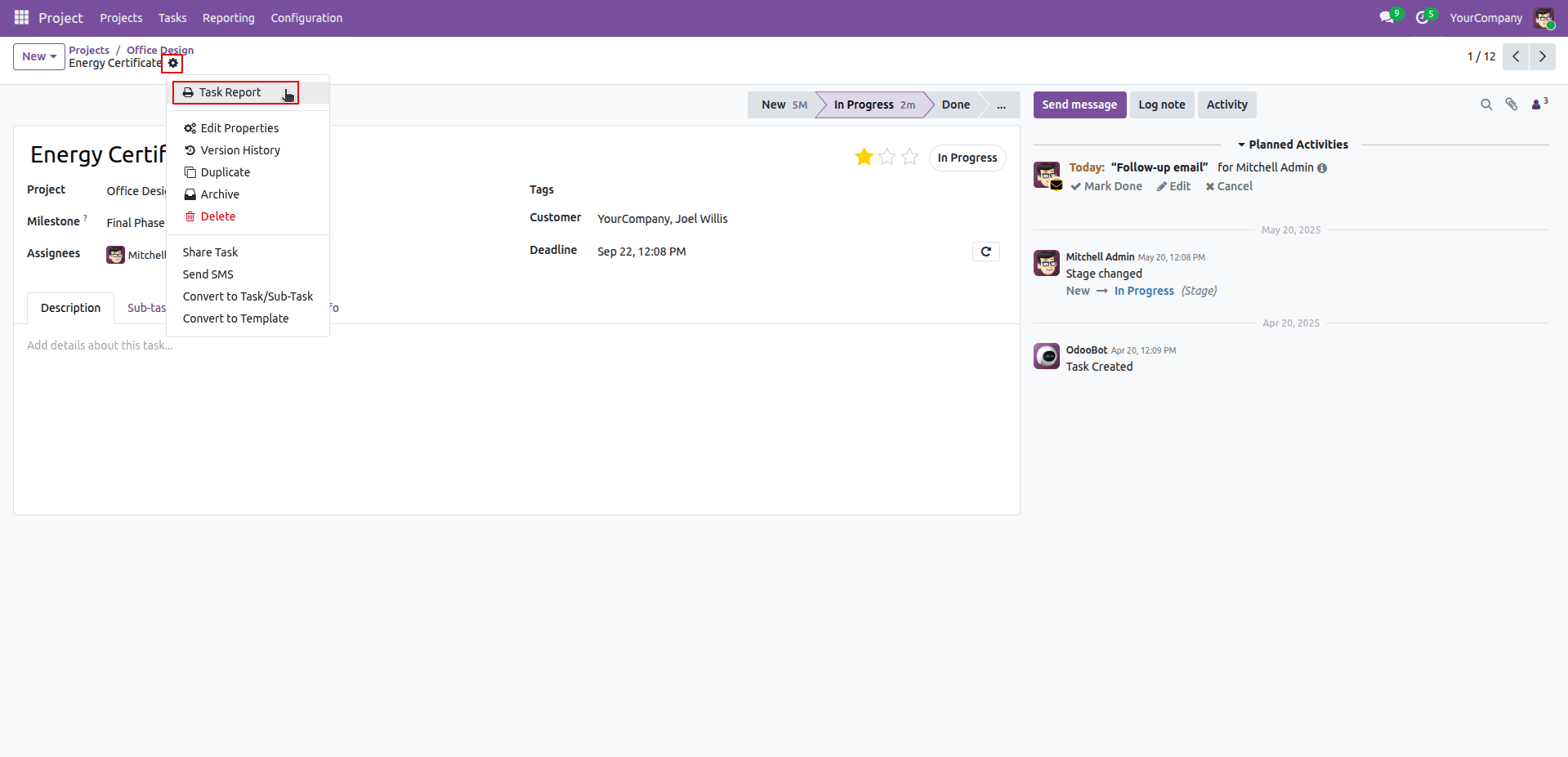 How to Create a PDF Report in Odoo 19-cybrosys