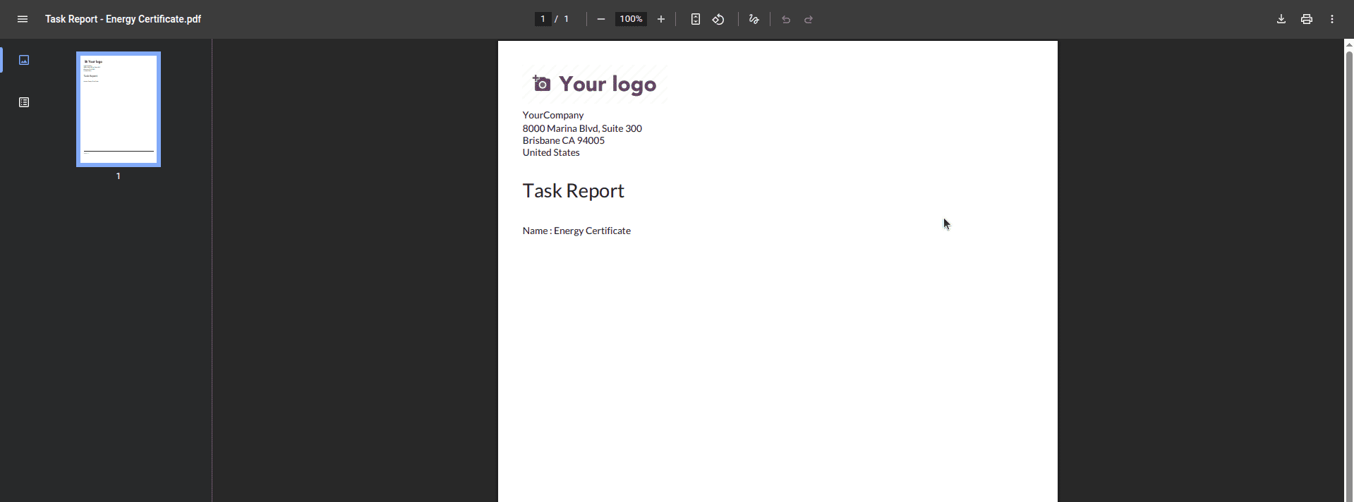 How to Create a PDF Report in Odoo 19-cybrosys