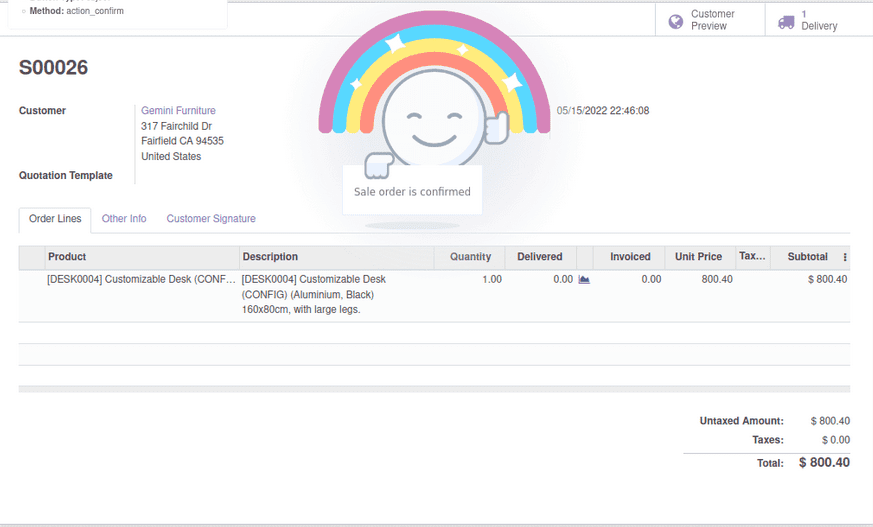 How to Create a Rainbow Man Effect in Odoo 16-cybrosys