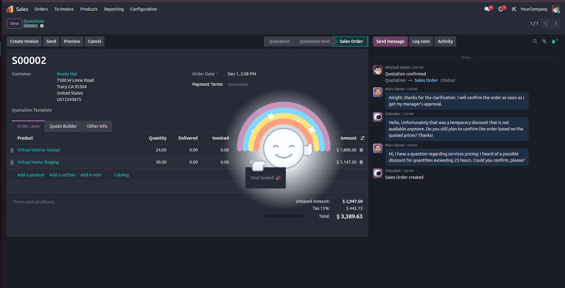How to Create a Rainbow Man Effect in Odoo 19-cybrosys