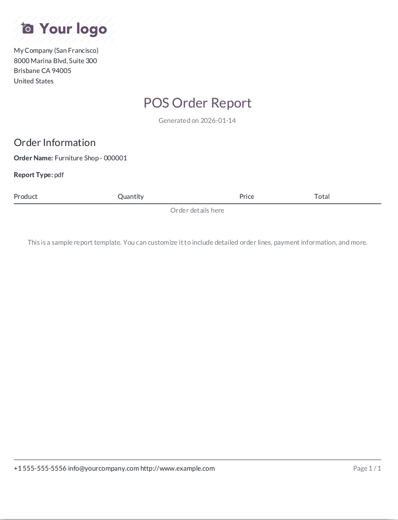 How to Create a Report from a POS Session in Odoo 19-cybrosys