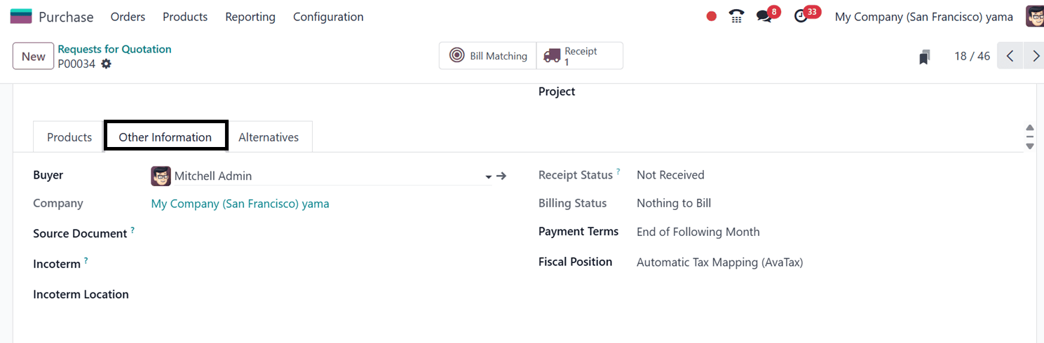 How to Create a Request for Quotation in Odoo 18 Purchase-cybrosys