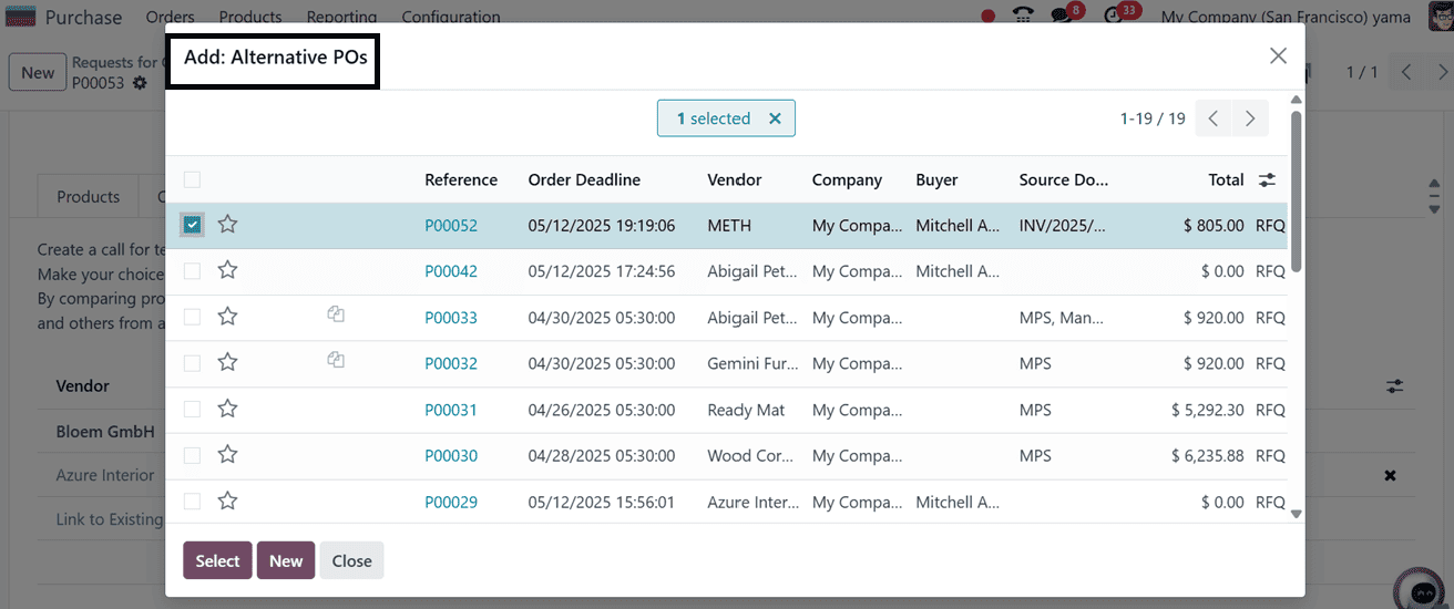 How to Create a Request for Quotation in Odoo 18 Purchase-cybrosys