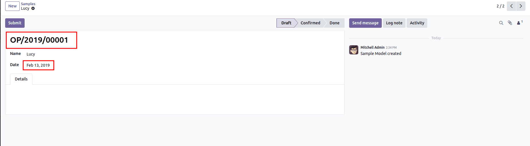 How to Create a Sequence Based on a Field (Date) in Odoo 19-cybrosys
