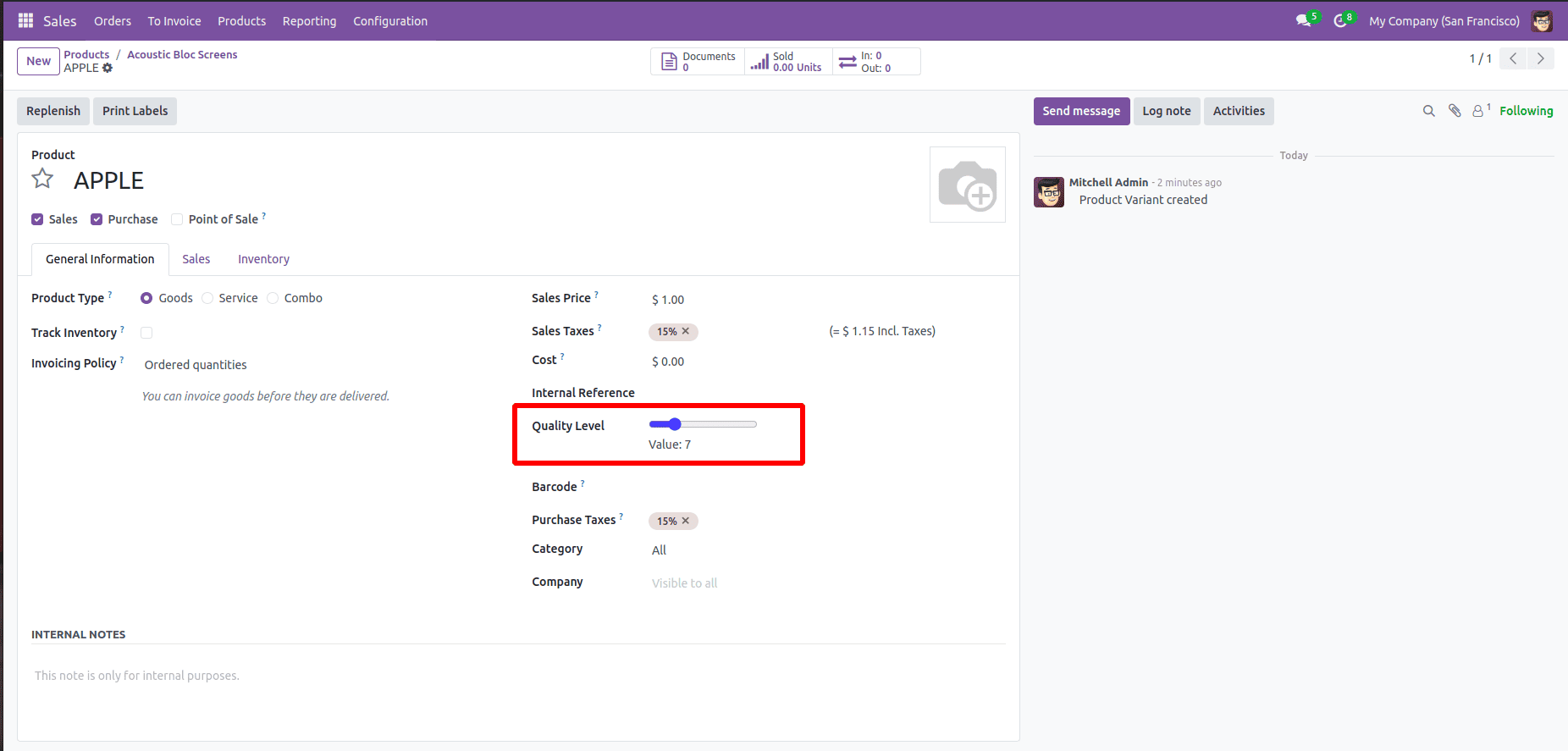 How to create a Slider widget in Odoo 18-cybrosys