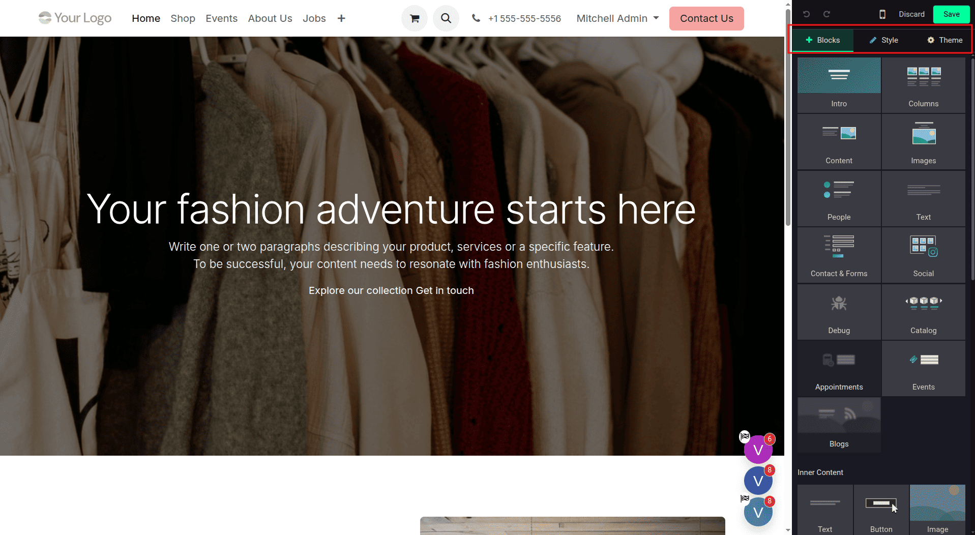 How to Create a Stunning Website with Odoo 19’s Built-In Tools-cybrosys