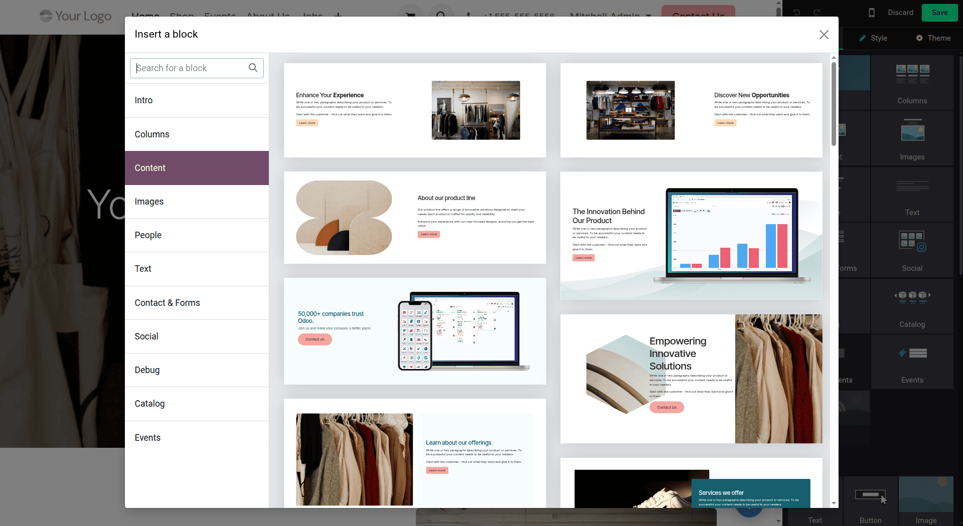 How to Create a Stunning Website with Odoo 19’s Built-In Tools-cybrosys